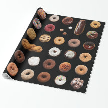 Papel de envolvimento Dotty das rosquinhas (no