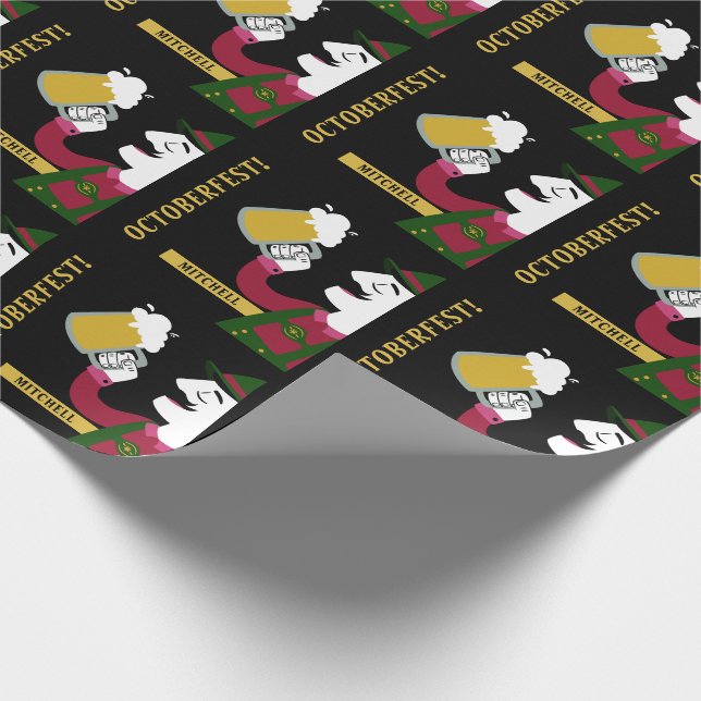 Papel De Presente Papel de envolvimento feito sob encomenda do texto (Ponta)