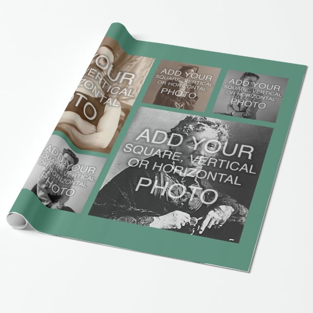 Papel De Presente Papel de envolvimento feito sob encomenda pessoal (Desenrolado)