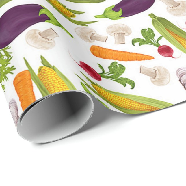 Papel De Presente Papel de envolvimento vegetal da mistura (Ponta do rolo)