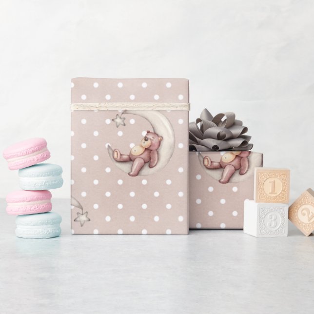 Papel De Presente Papel de mola para bebês (Chá de bebê)