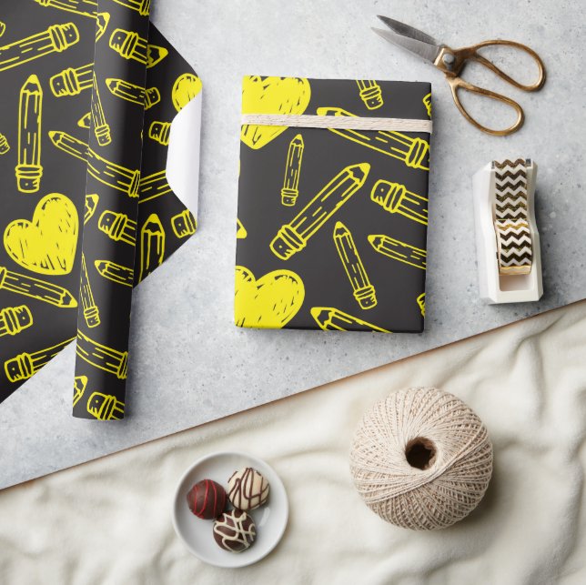 Papel De Presente Papel De Mola Sem Costura, Pensado Na Escola, Com  (Artesanato)