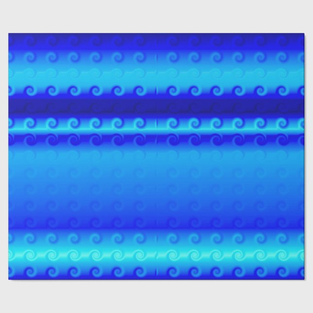 Papel De Presente Papel de moldagem azul (Barra)