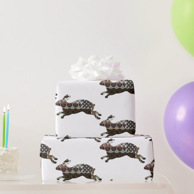 Papel De Presente Papel de moldagem de coelho (Presentes para festas)