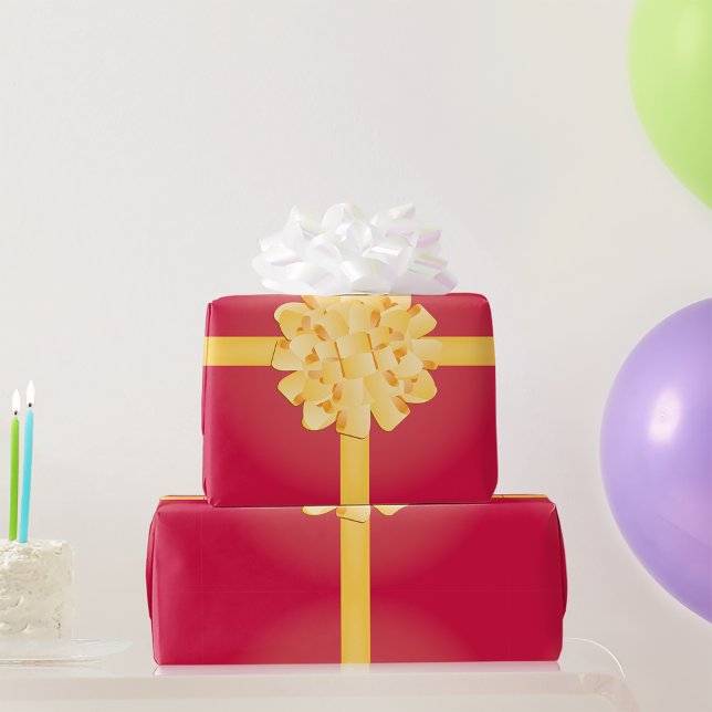 Papel De Presente Papel De Moldagem De Fita E Arco (Criador carregado)