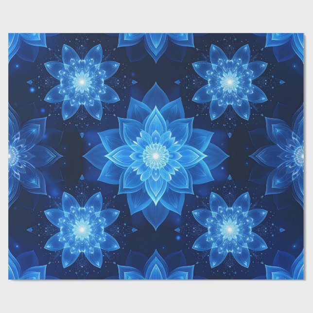 Papel De Presente Papel de moldagem de lótus brilhante (Aberto)