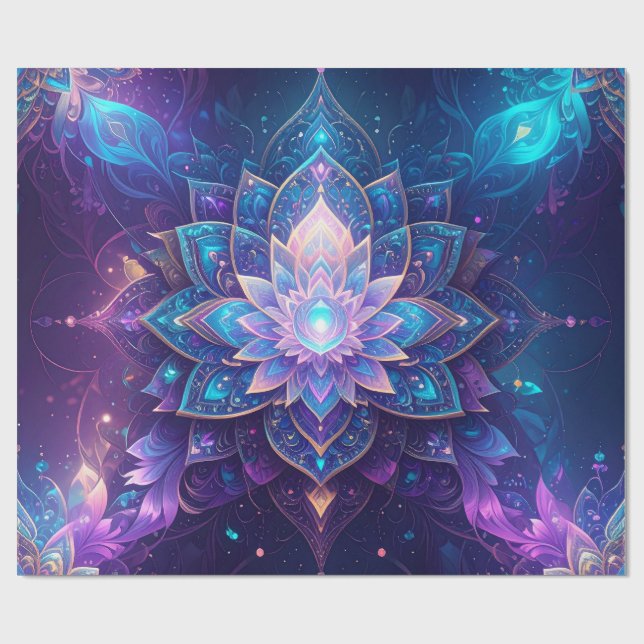 Papel De Presente Papel de moldagem de lótus etéreo (Aberto)