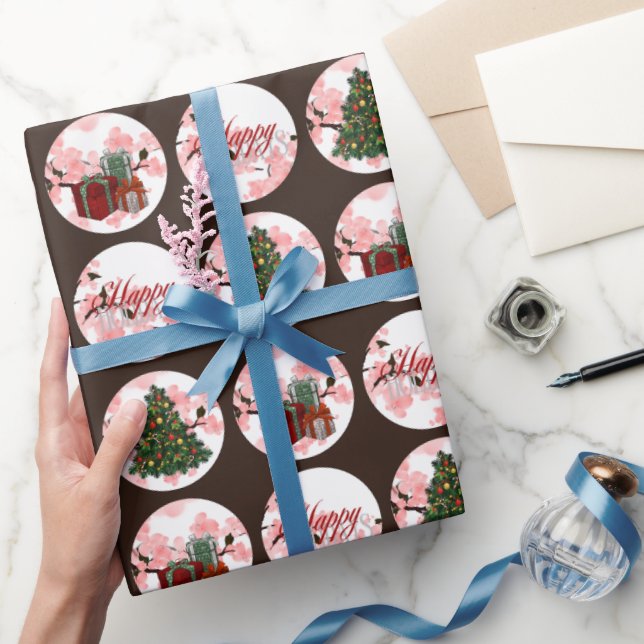 Papel De Presente Papel de moldagem de Natal (Presentear)