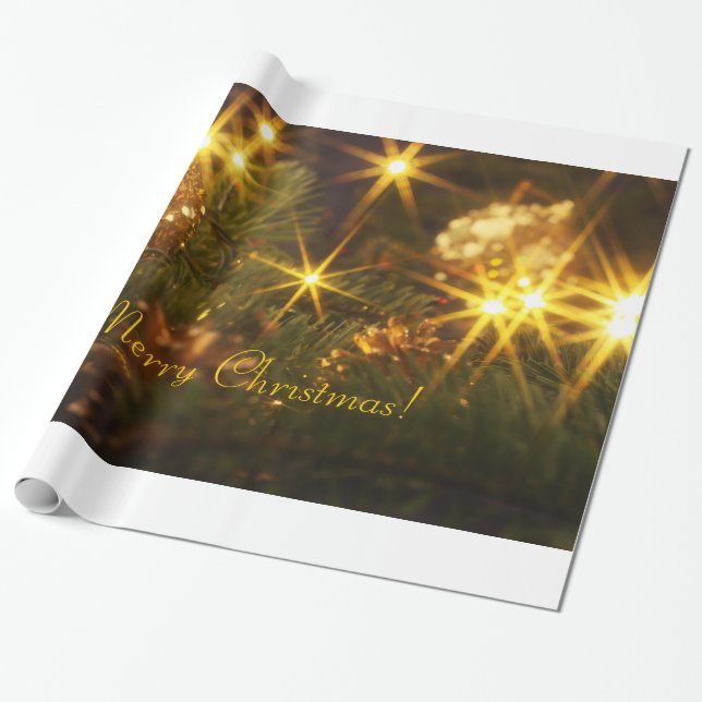 Papel De Presente Papel de moldagem de Natal (Desenrolado)