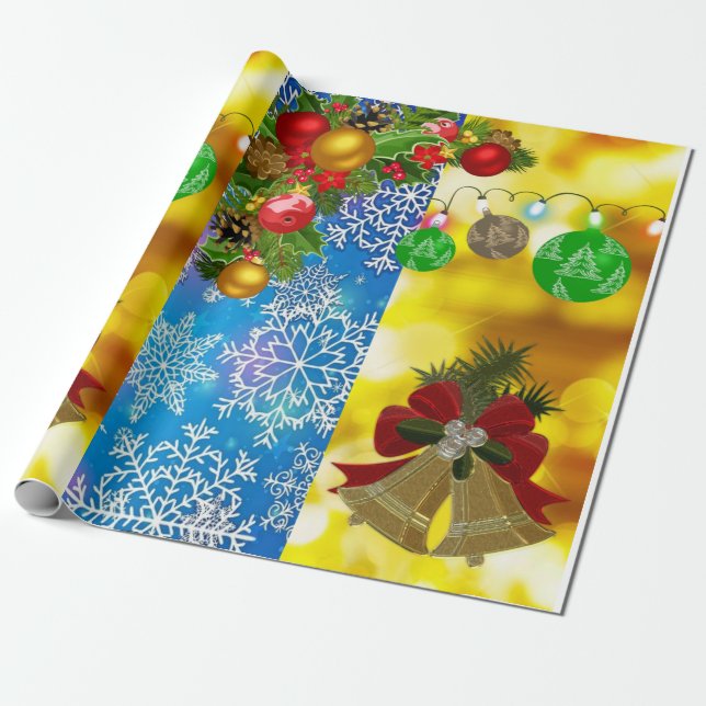 Papel De Presente Papel de moldagem de Natal (Desenrolado)