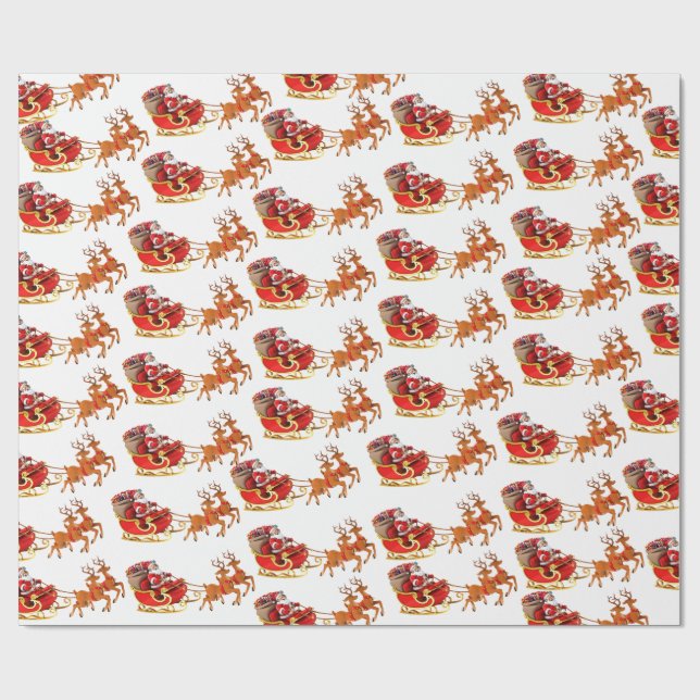 Papel De Presente Papel de moldagem de Natal (Aberto)