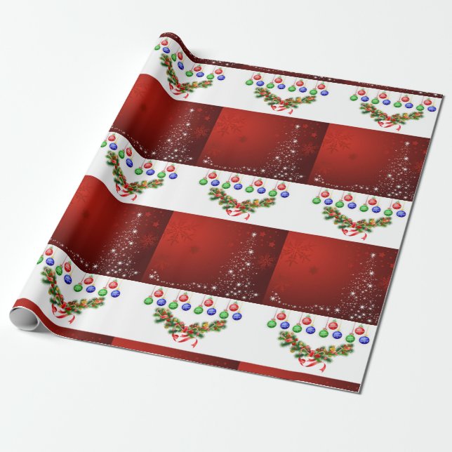 Papel De Presente Papel de moldagem de Natal (Desenrolado)