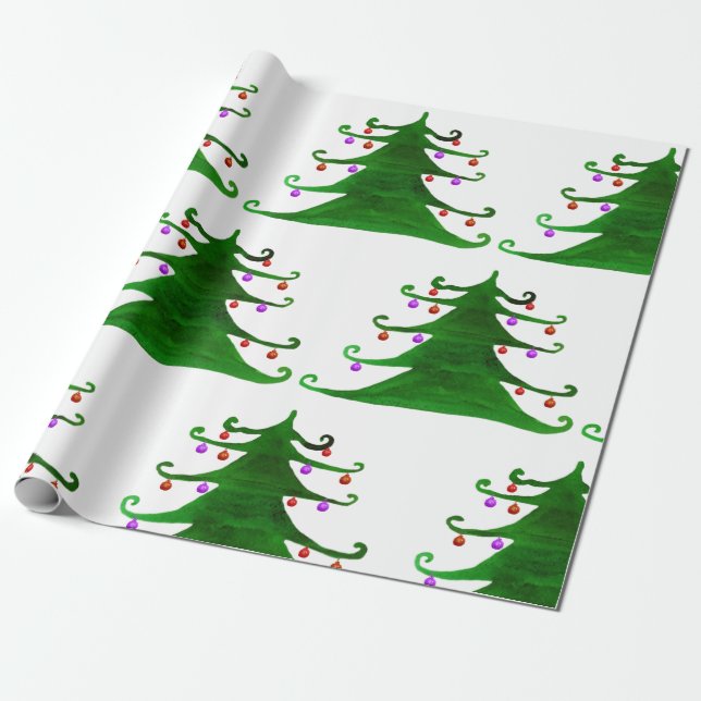 Papel De Presente Papel de moldagem de Natal (Desenrolado)