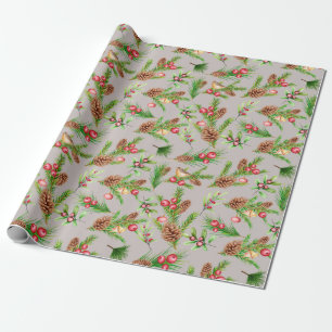 Papel De Presente Papel de moldagem de Natal bonito