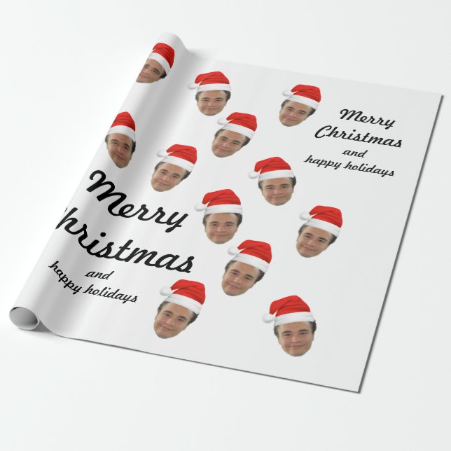 Papel De Presente Papel de moldagem de Natal personalizado (Desenrolado)