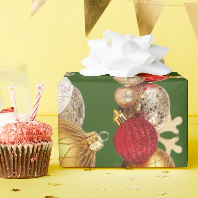 Papel De Presente Papel de moldagem de Natal personalizado (Festa de aniversário)