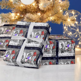 Papel De Presente Papel de Moldagem de Pintura de Neve