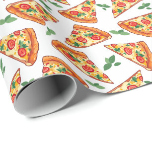 Papel De Presente Papel de moldagem de pizza