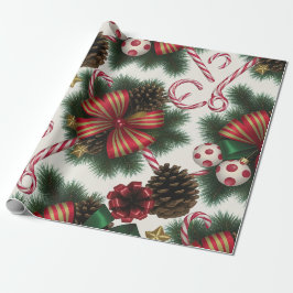 Papel De Presente Papel de moldagem de presente de Natal