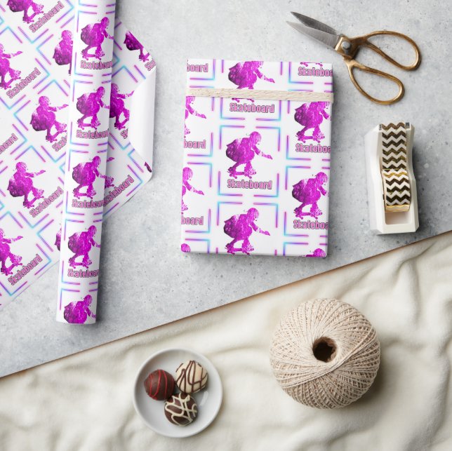 Papel De Presente Papel de moldagem de skate (Artesanato)