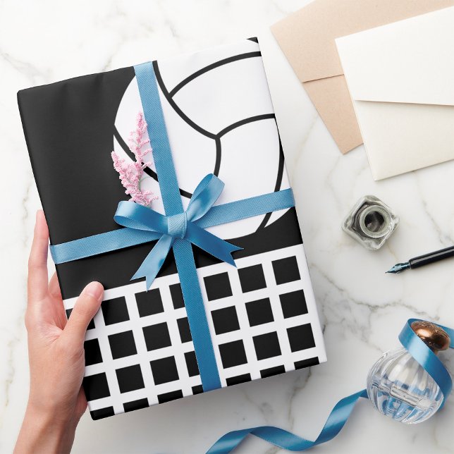 Papel De Presente Papel de moldagem de voleibol (Criador carregado)