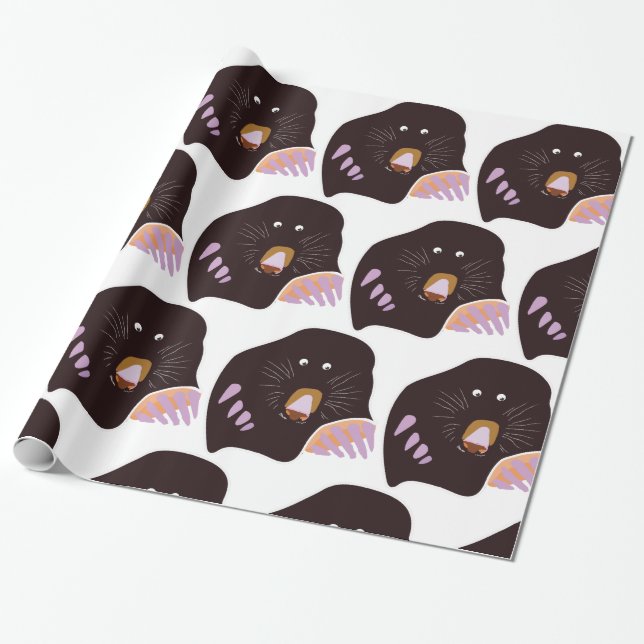 Papel De Presente Papel de moldagem do buraco (Desenrolado)