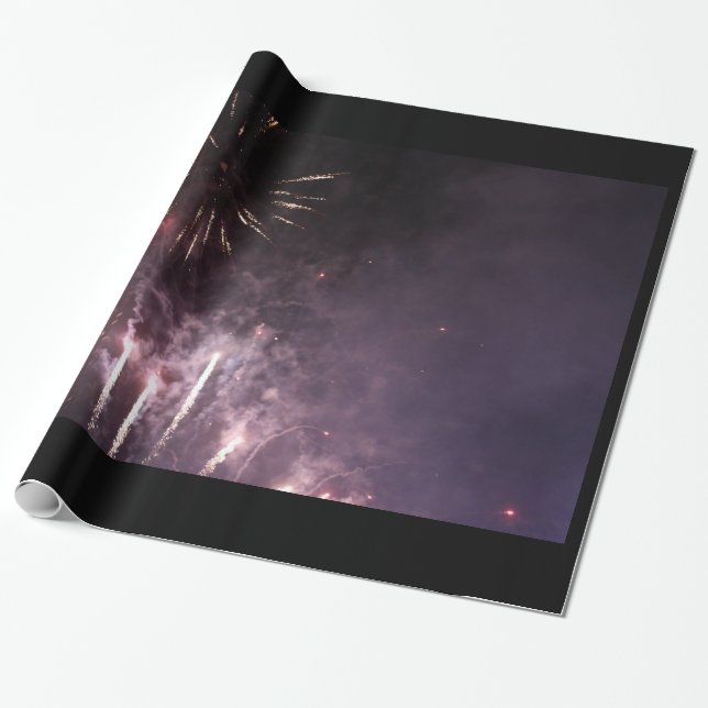 Papel De Presente Papel de moldagem do Fireworks (Desenrolado)