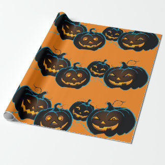 Papel De Presente Papel de moldagem do Halloween