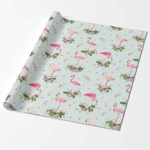 Papel De Presente Papel de moldagem Flamingo