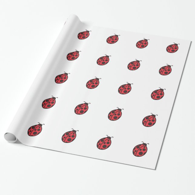 Papel De Presente Papel de moldagem Ladybug (Desenrolado)