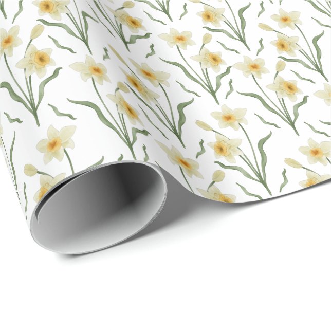 Papel De Presente Papel de moldagem Narciso (Ponta do rolo)
