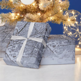 Papel De Presente Papel de moldagem por cena de inverno