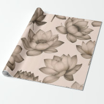 Papel de moldagem Sepia Lotus