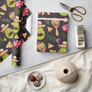 Papel De Presente Papel de moldagem Spicy Fiesta no México