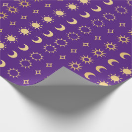 Papel De Presente Papel de moldagem Sund and Moon Designer
