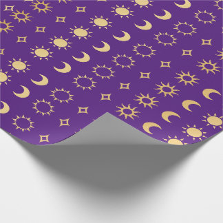 Papel De Presente Papel de moldagem Sund and Moon Designer