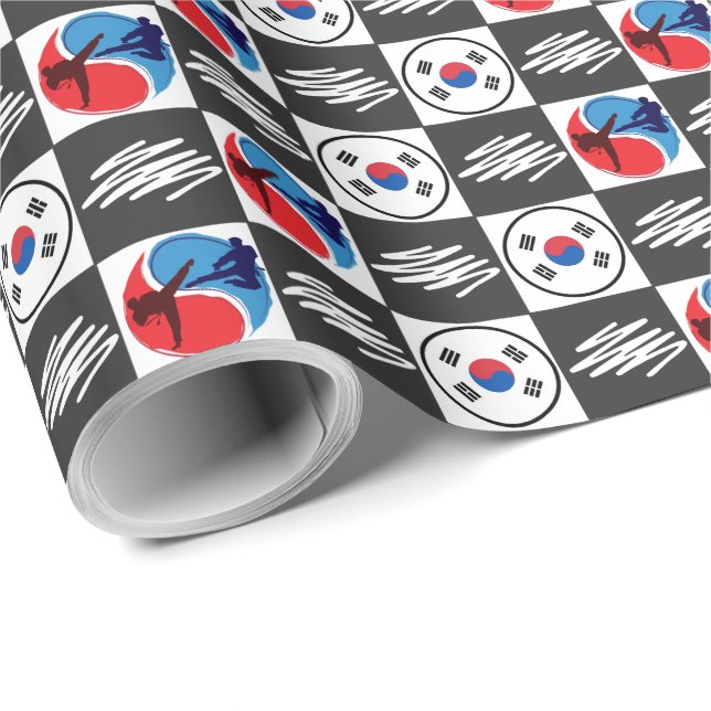 Papel De Presente Papel de moldagem Taekwondo (Ponta do rolo)