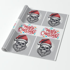 Papel De Presente Papel de molho de Natal assustador