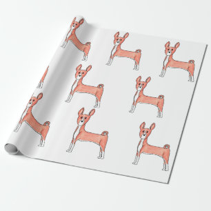 Papel De Presente Papel de Quebra Basenji, Presentes de Animais de E
