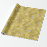 Papel De Presente Papel De Quebra De Chanucá "Glitzy Bling"<br><div class="desc">"Hanukkah Glitzy Bling" Espero que goste do nosso novo presente "Hanukkah Happy" com prata e ouro bling para bonito seus presentes:) Escolha entre 4 estilos e 5 tamanhos de papel embrulhado.
Aproveite e obrigados para parar e comprar. Seu negócio é muito apreciado.  Feliz Hanukkah!</div>