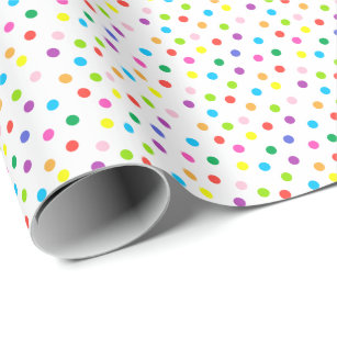 Papel De Presente Papel De Quebra De Pontos Coloridos Pequenos Zazzle Com Br Ponto quântico, comumente abreviado por qd, do inglês quantum dot, são partículas de semicondutores extremamente pequenas, cujas dimensões não ultrapassam alguns nanometros de diâmetro. zazzle