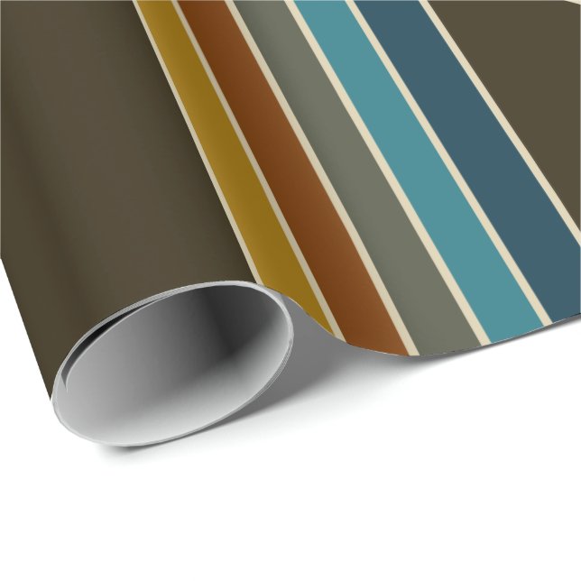 Papel De Presente Papel de quebra em pontos triplos - marrom (Ponta do rolo)