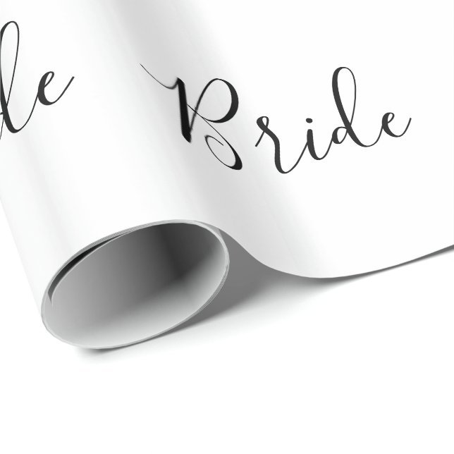 Papel De Presente Papel de quebra - Noiva (Ponta do rolo)