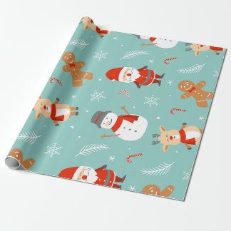 Papel De Presente Papel de regalo con motivos navideños