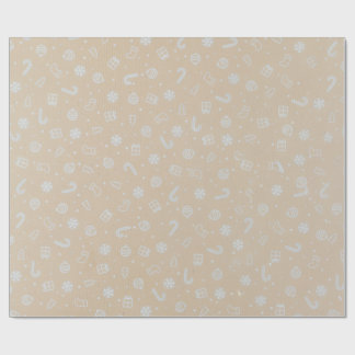 Papel De Presente Papel de Regalo de Navidad Clásico,Fondo de Kraft