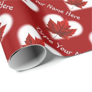 Papel De Presente Papel do presente da lembrança de Canadá do papel