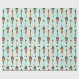 Papel De Presente Papel FESTIVE GIRAFFE