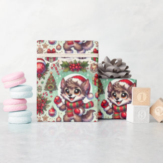 Papel De Presente Papel Festivo Wolfman