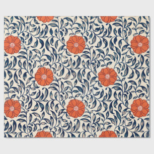 PAPEL DE PRESENTE PAPEL FLORAL CHINÊS DE EMBALAGEM