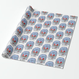 Papel De Presente Papel Hillarious Fish Story Wraps